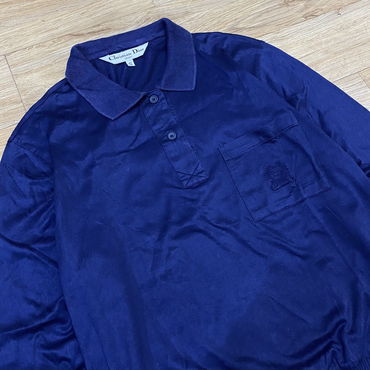 Christian Dior Monsieur Cristian Dior Sports Long Sleeve Half Button Up Size S / US 4 / IT 40 - 2 Thumbnail