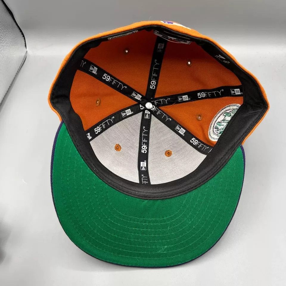 New Era Atlanta Braves Hat Men 7 3/8 59Fifty New Era Fitted Cap Size ONE SIZE - 6 Thumbnail
