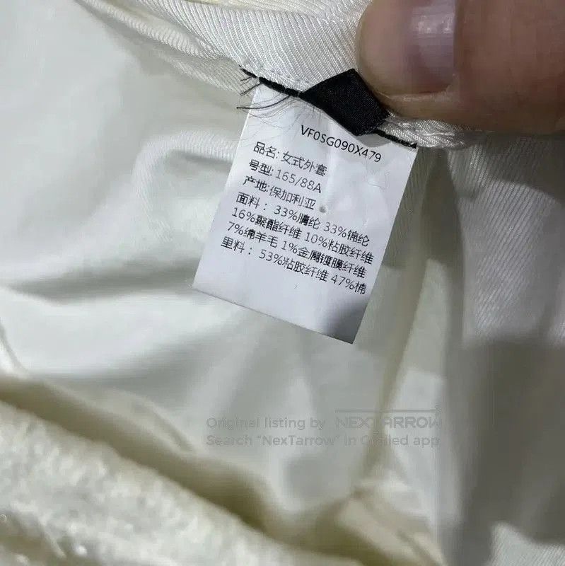 Balmain Balmain Women's White Nylon Double-Breasted Coat . Size M / US 6-8 / IT 42-44 - 5 Thumbnail