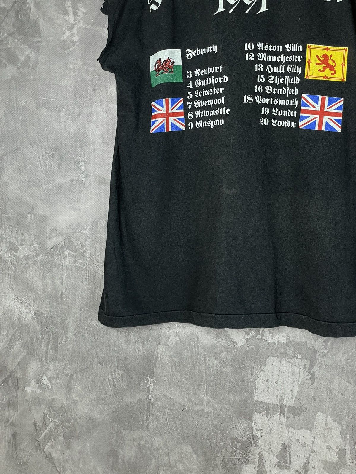 Band Tees × Vintage Motorhead Crazy 1991 Cutoff Lemmy Tour Single stich Tee Size US M / EU 48-50 / 2 - 14 Thumbnail