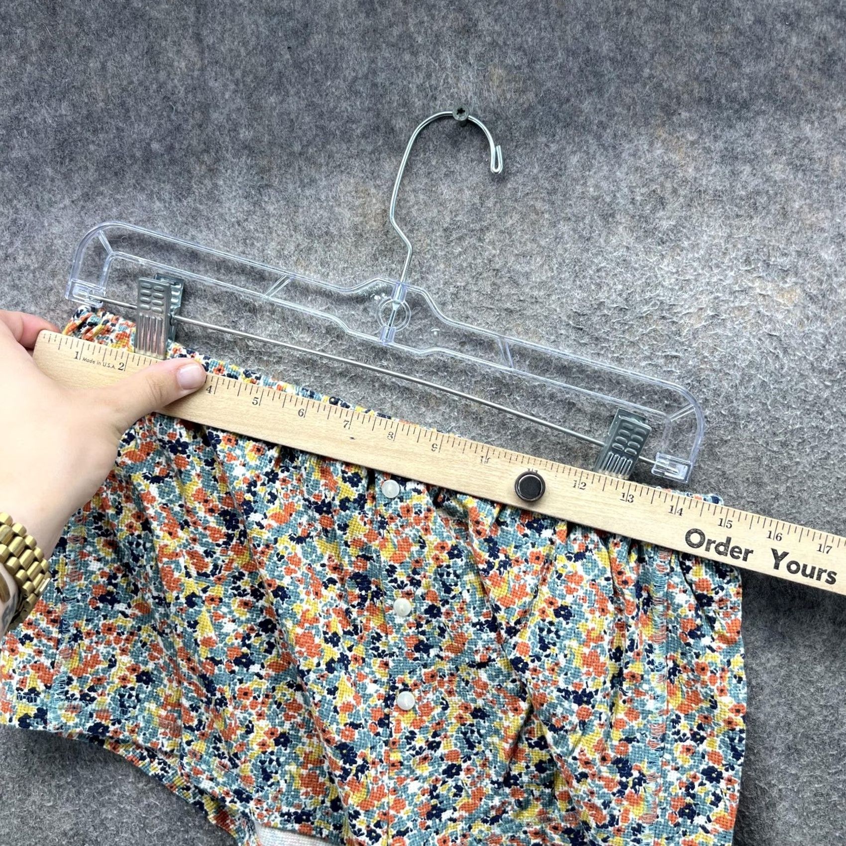 Anthropologie Anthropologie Shorts Womens Medium Multicolor Floral Knit Thermal Lounge Sleep Size 32" / US 10 / IT 46 - 5 Thumbnail