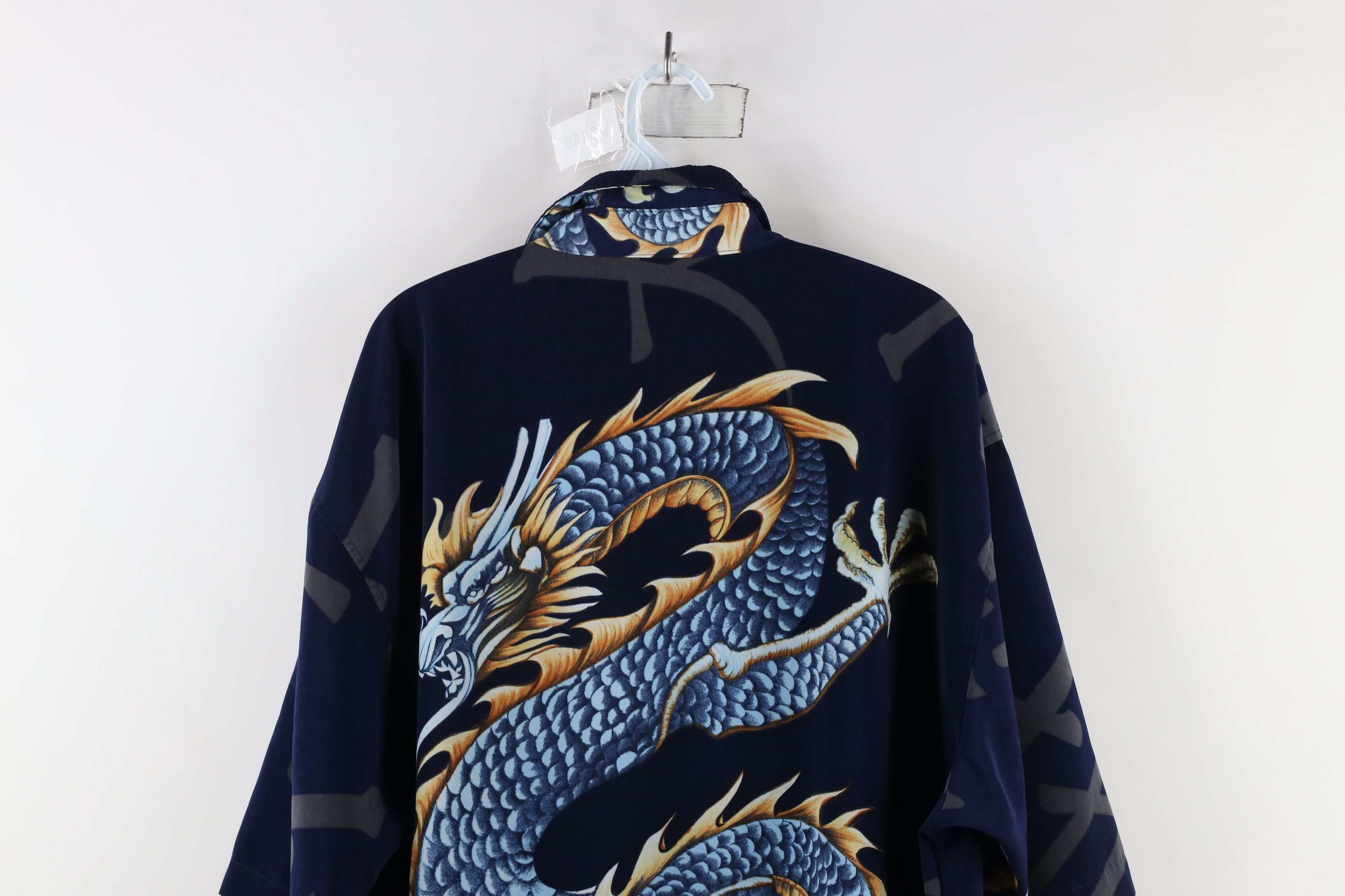Vintage Vintage 90s Streetwear Dragon Casino Bowling Button Shirt Size US XL / EU 56 / 4 - 12 Thumbnail