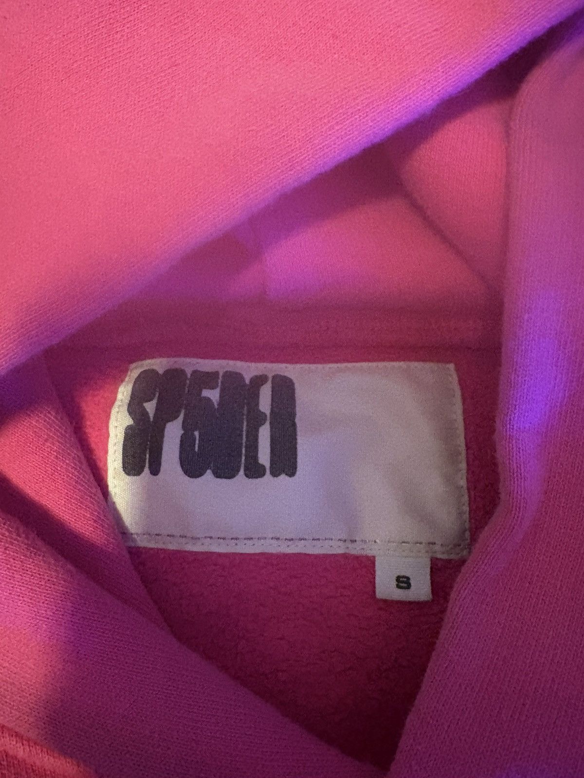 Sp5der Sp5der pink beluga hoodie Size US S / EU 44-46 / 1 - 3 Thumbnail