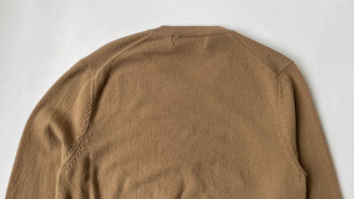Comme des Garcons A/W 04 Camel Wool V Neck Sweater Size US M / EU 48-50 / 2 - 11 Thumbnail