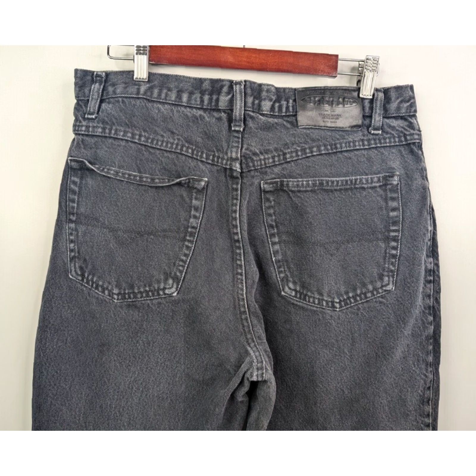 Anchor Blue VINTAGE Anchor Blue Jeans Men 34 Relaxed Fit 29 Inseam Black 90s Grunge Skater Straight Denim Size US 34 / EU 50 - 7 Thumbnail