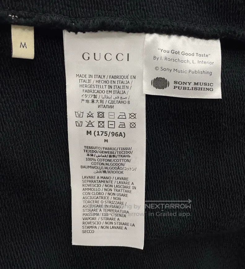 Gucci Gucci Black hooded sweatshirt Size US M / EU 48-50 / 2 - 5 Thumbnail