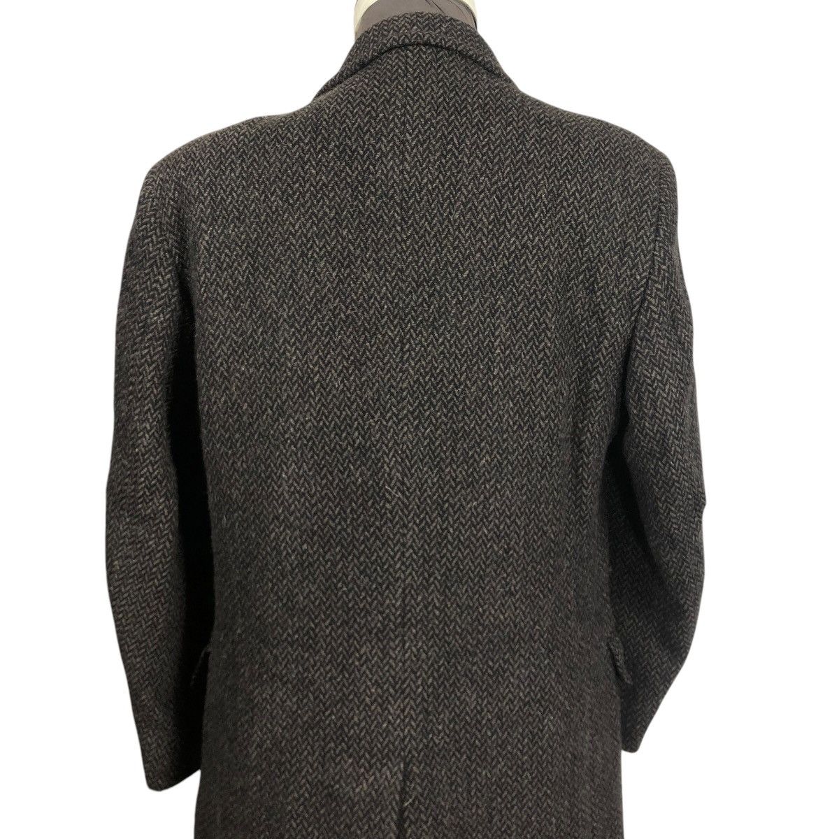 Fendi Vintage 90s Fendi Tweed Herringbone Long Coat Size US M / EU 48-50 / 2 - 17 Thumbnail