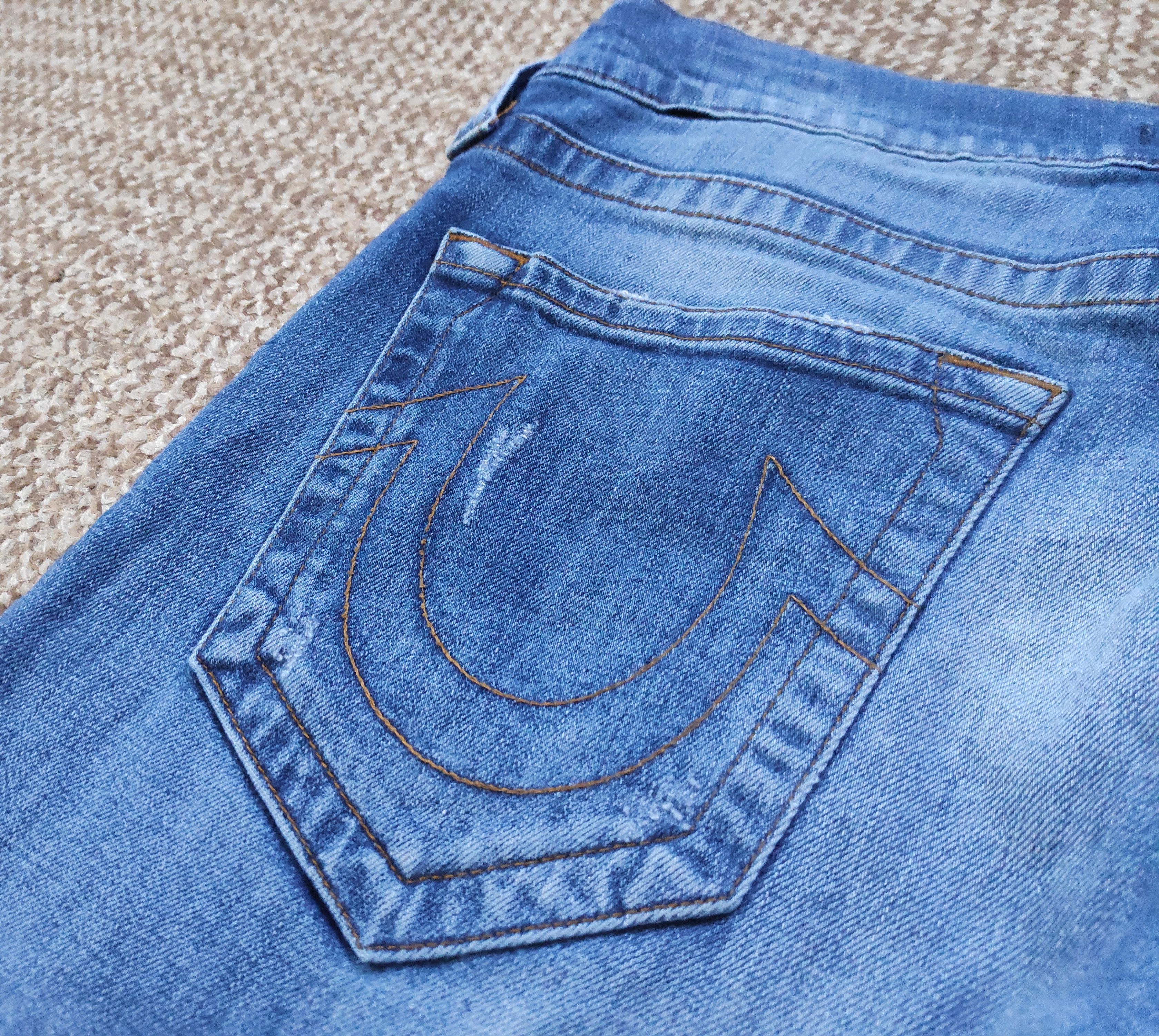 True Religion True Religion Kurt Slim Denim Jeans Distressed made in Italy Size US 32 / EU 48 - 6 Thumbnail