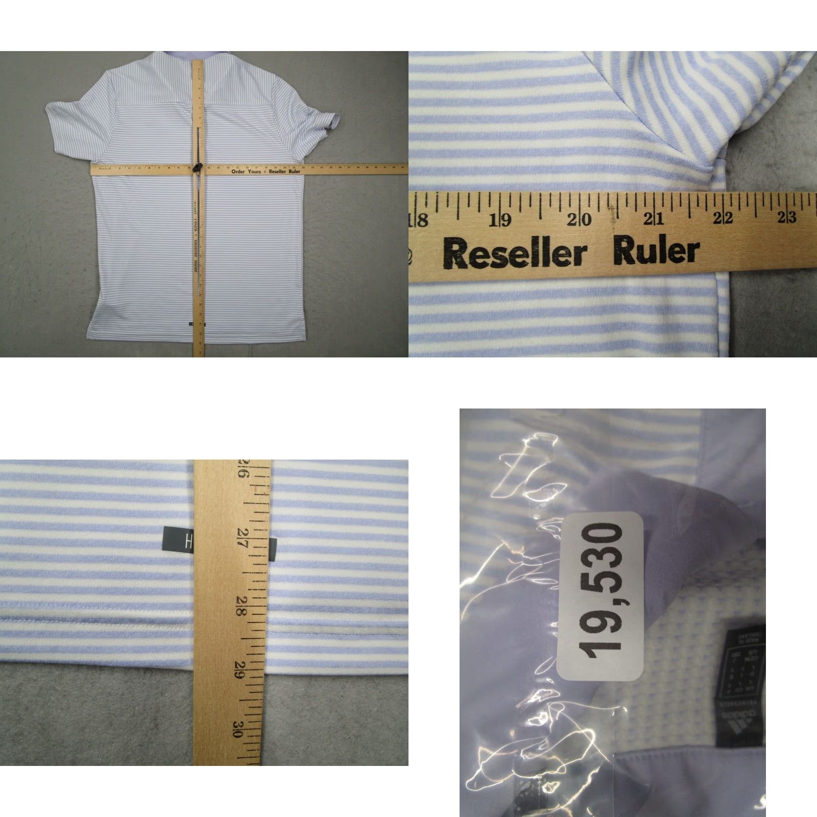 Adidas ADIDAS GOLF Shirt Mens Large Purple Primegreen Performance Polo Pebble Beach Golf Size US L / EU 52-54 / 3 - 8 Thumbnail