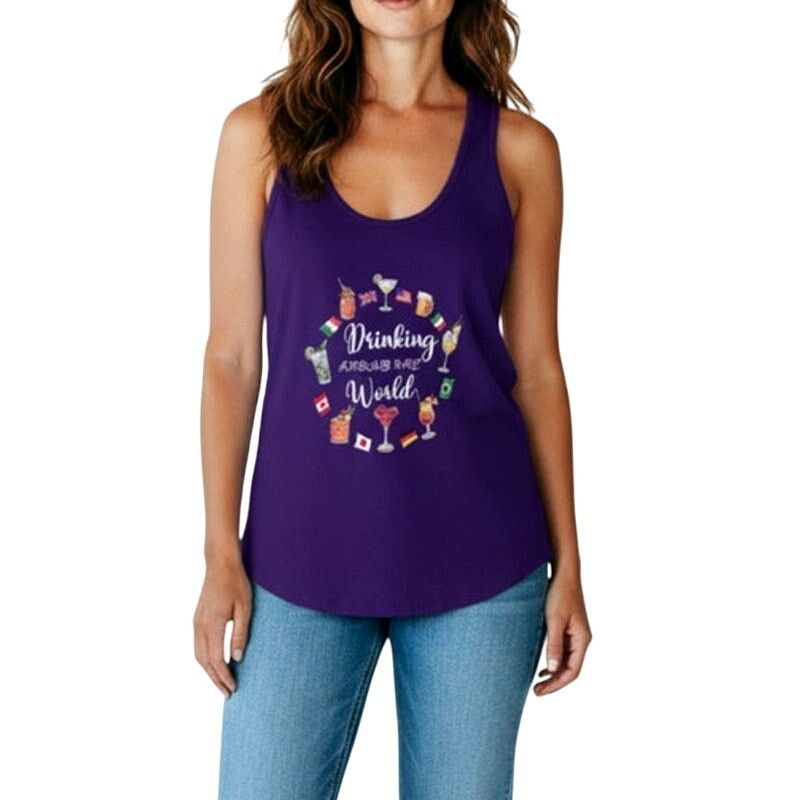 Other Port & Company Drinking Around the World Crew Neck Tank Top Size S / US 4 / IT 40 - 1 Thumbnail