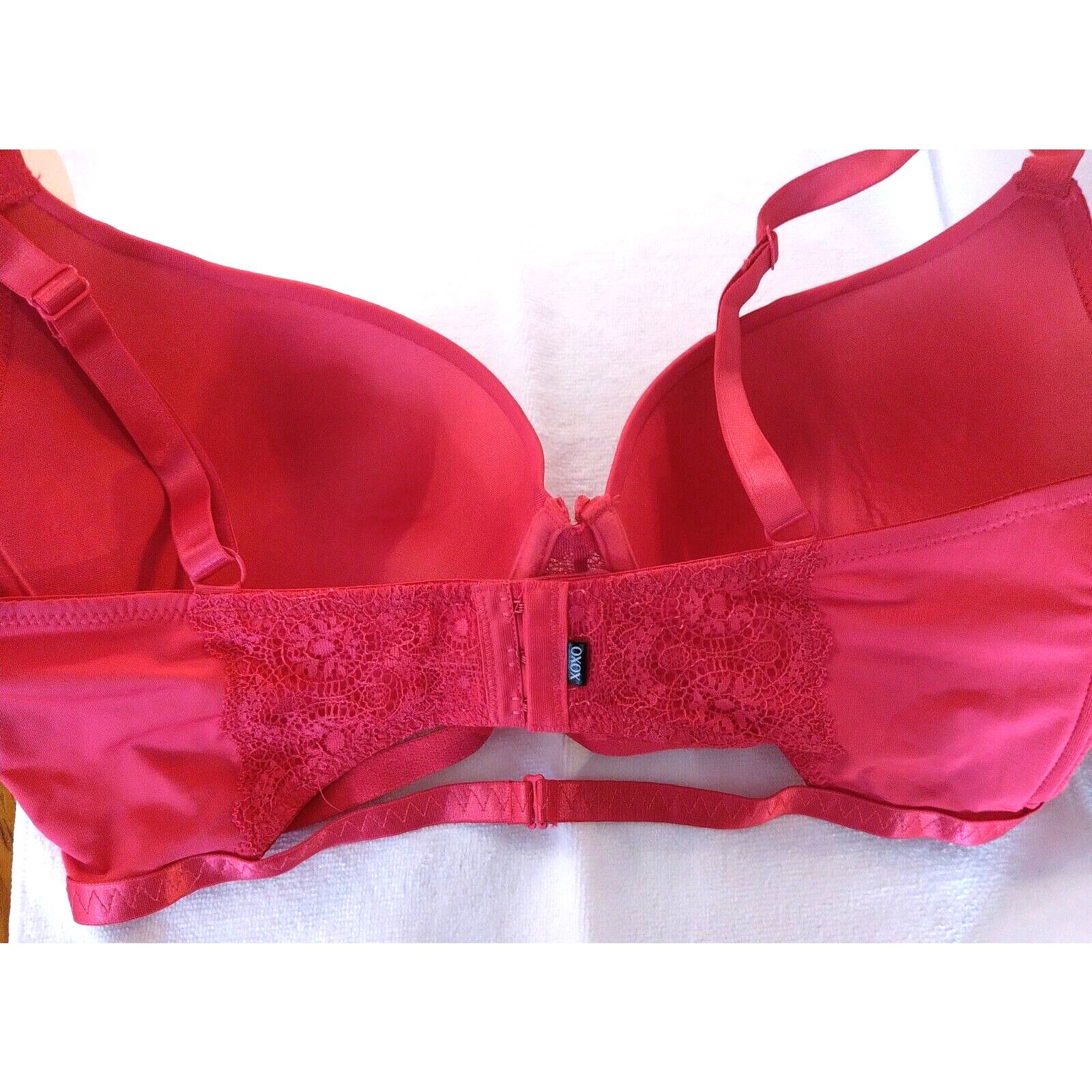 XOXO XOXO Hypnotic Pink 40D 'See My Back!' Sexy Bra MSRP $28 NWT Size ONE SIZE - 3 Thumbnail