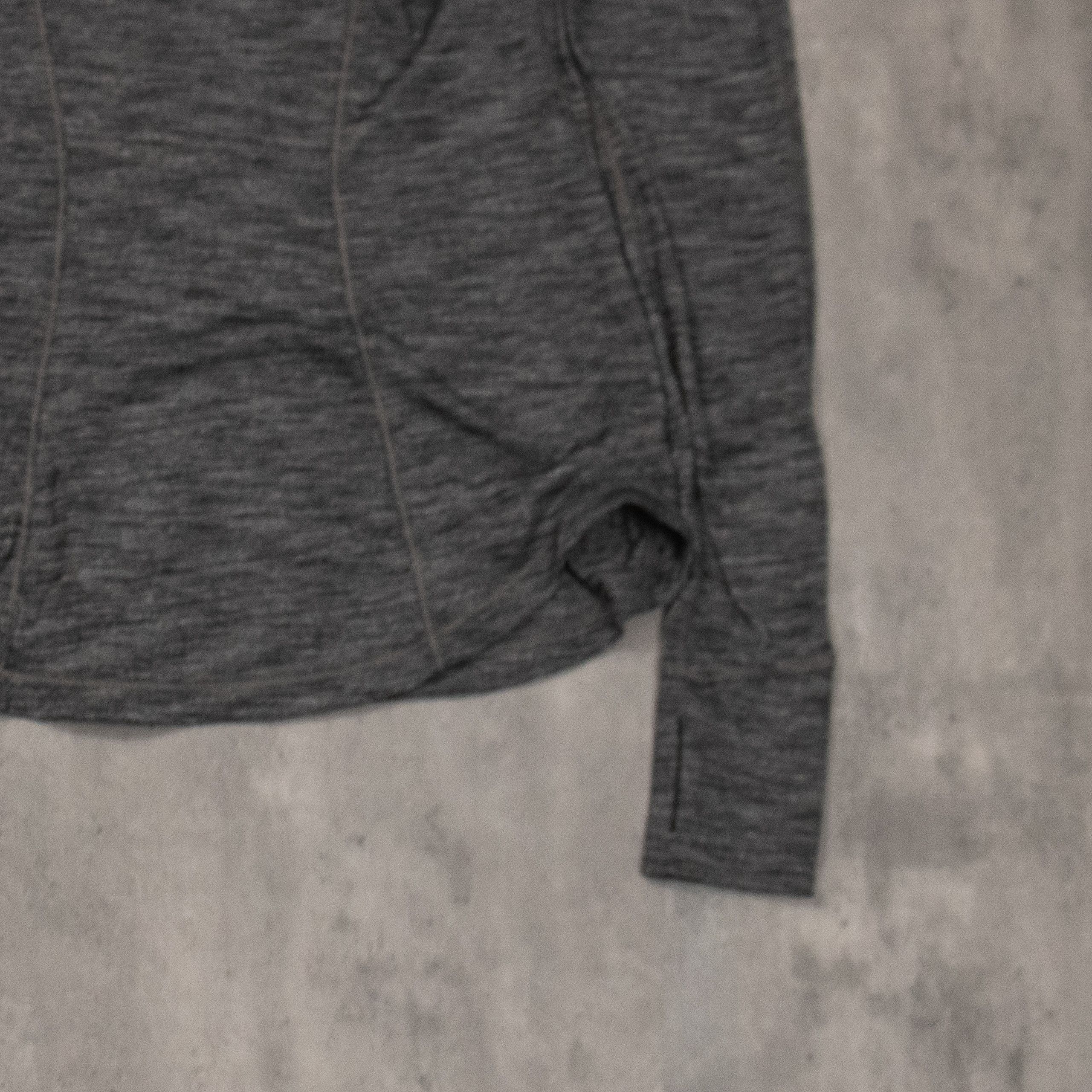 Lululemon Lululemon Heather Grey Compression Long Sleeve T-Shirt Size US XXS / EU 40 - 5 Thumbnail