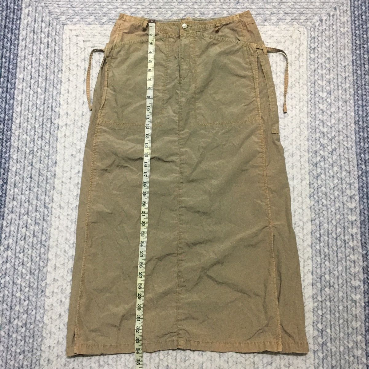 If Six Was Nine Sunfaded Marithe Francois Girbaud Brown String Midi Skirts Size 28" / US 6 / IT 42 - 13 Thumbnail