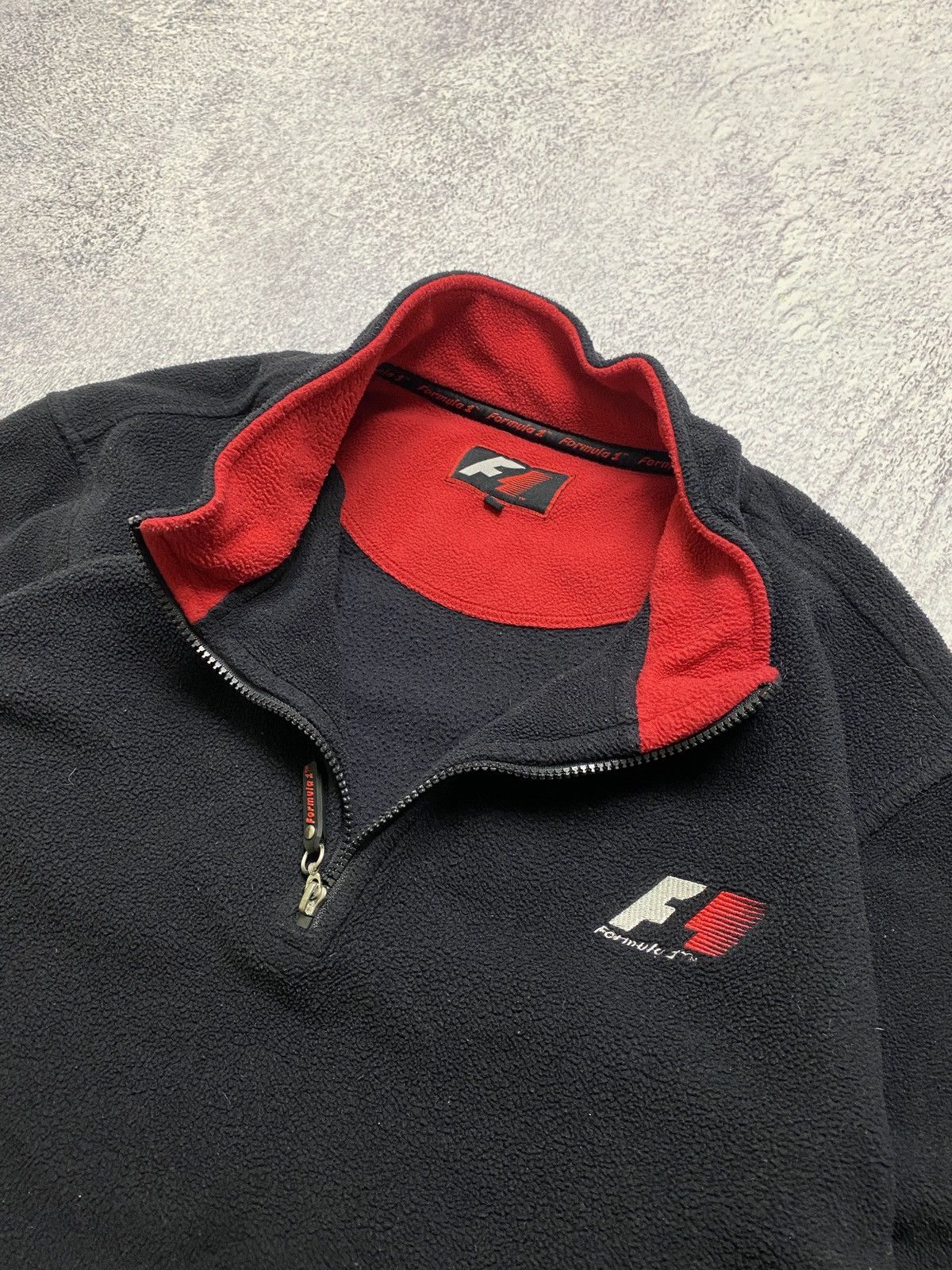 Ferrari × Vintage Vintage 90s Formula 1 Racing Fleece Jacket Ferrari Size US XL / EU 56 / 4 - 3 Thumbnail