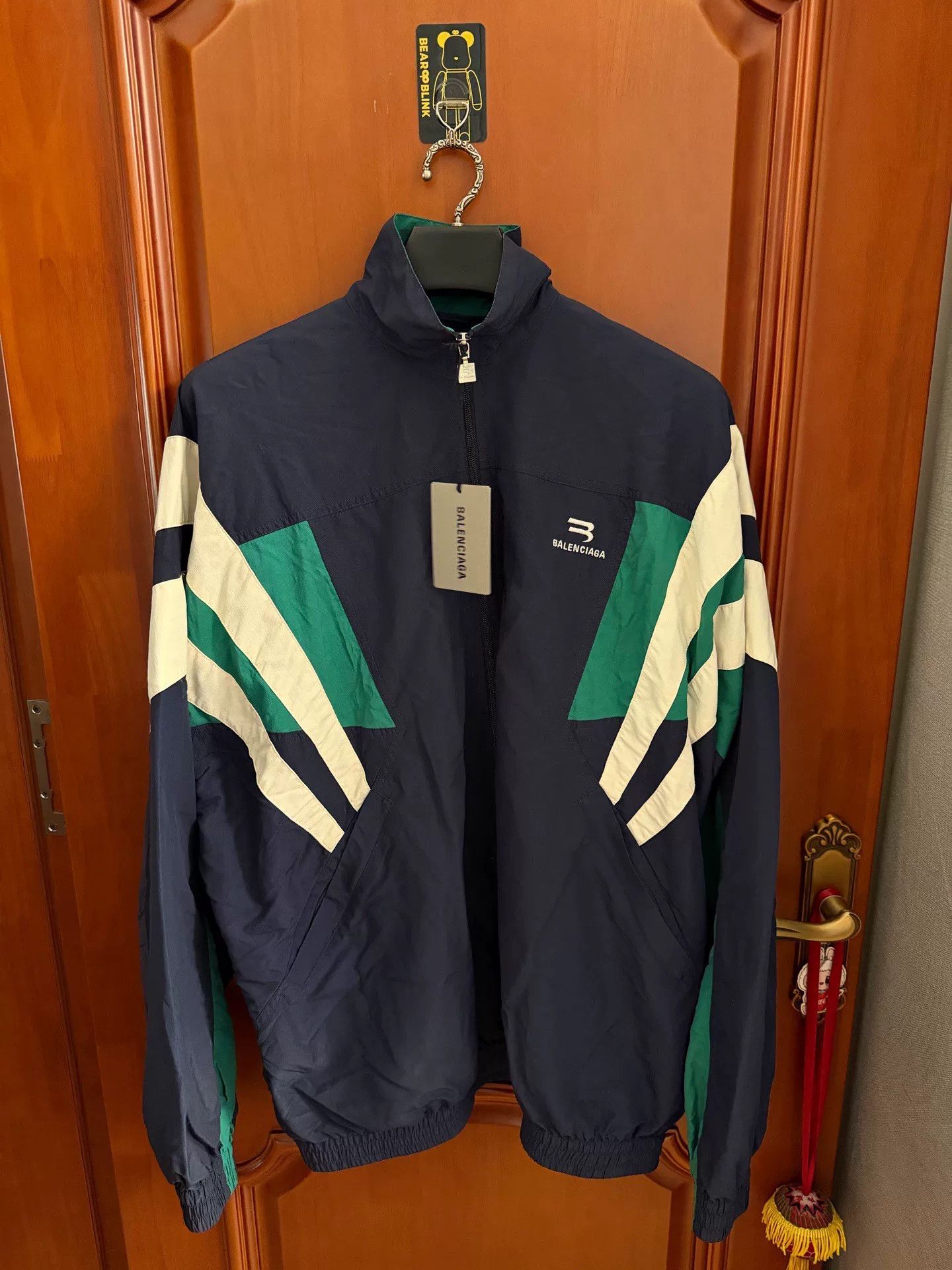 Balenciaga Balenciaga Sporty Colorblock Jacket Size 44 Size US L / EU 52-54 / 3 - 1 Thumbnail
