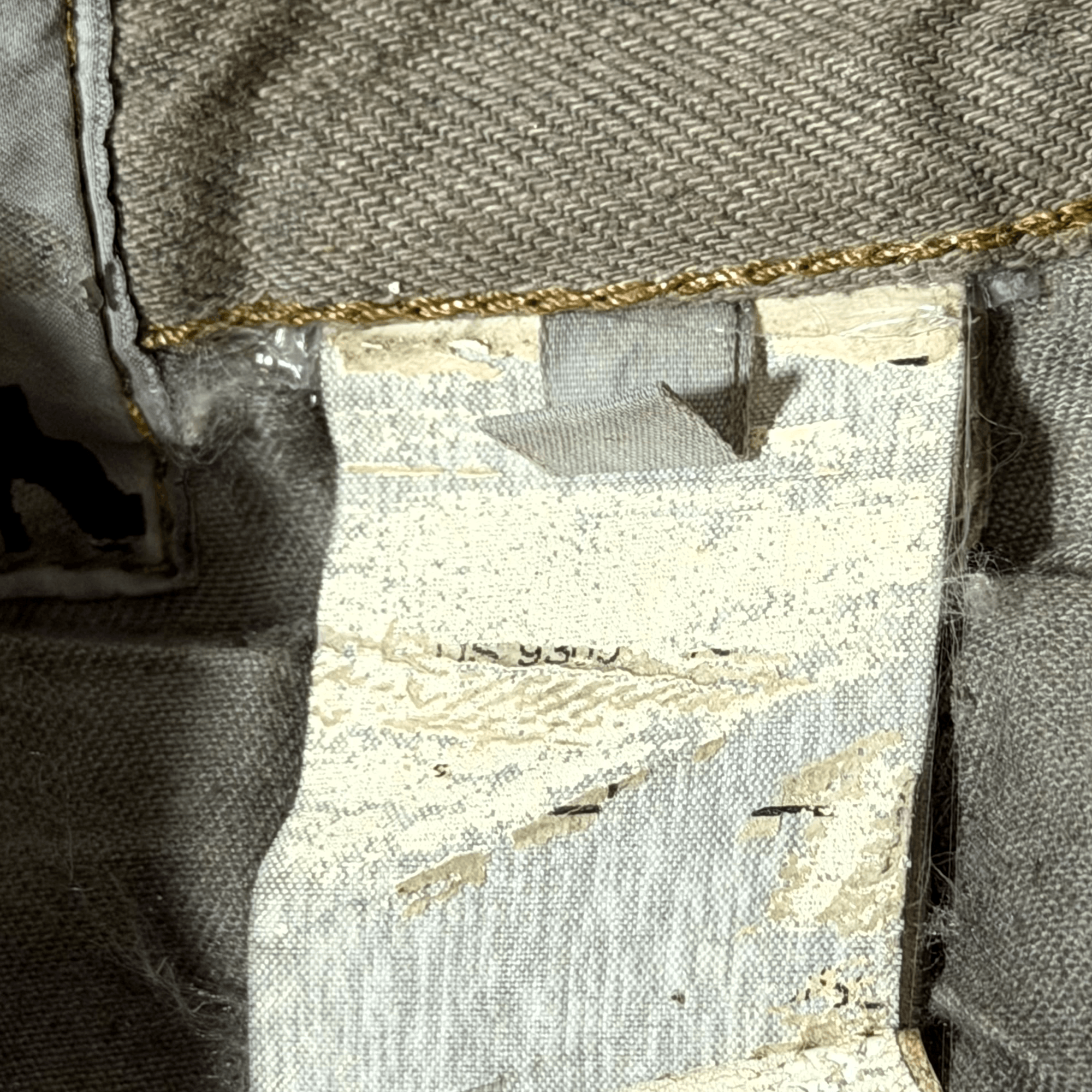 Rick Owens SS09 Rick Owens Gold Wax Strutter Banana Cut Denim Size US 28 / EU 44 - 13 Thumbnail