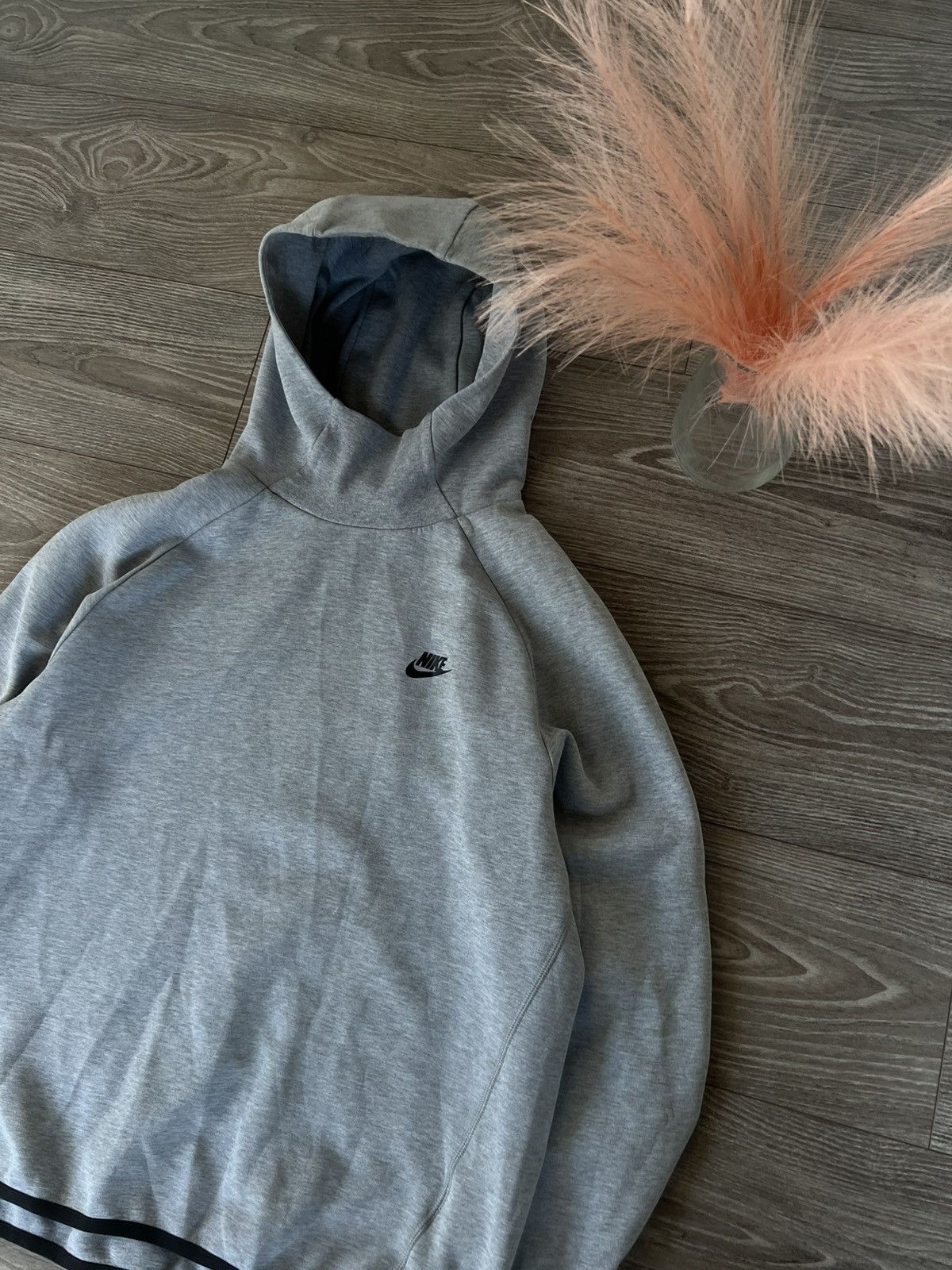 Nike ‼️Nike Tech Fleece Rare Grey Hoodie‼️ Size US L / EU 52-54 / 3 - 6 Thumbnail