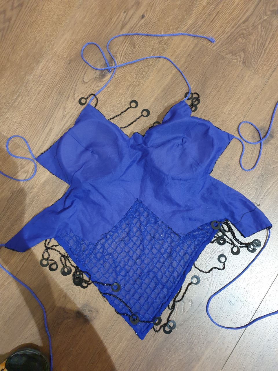 Other Butterfly halter top blue color new condition Size S / US 4 / IT 40 - 2 Thumbnail