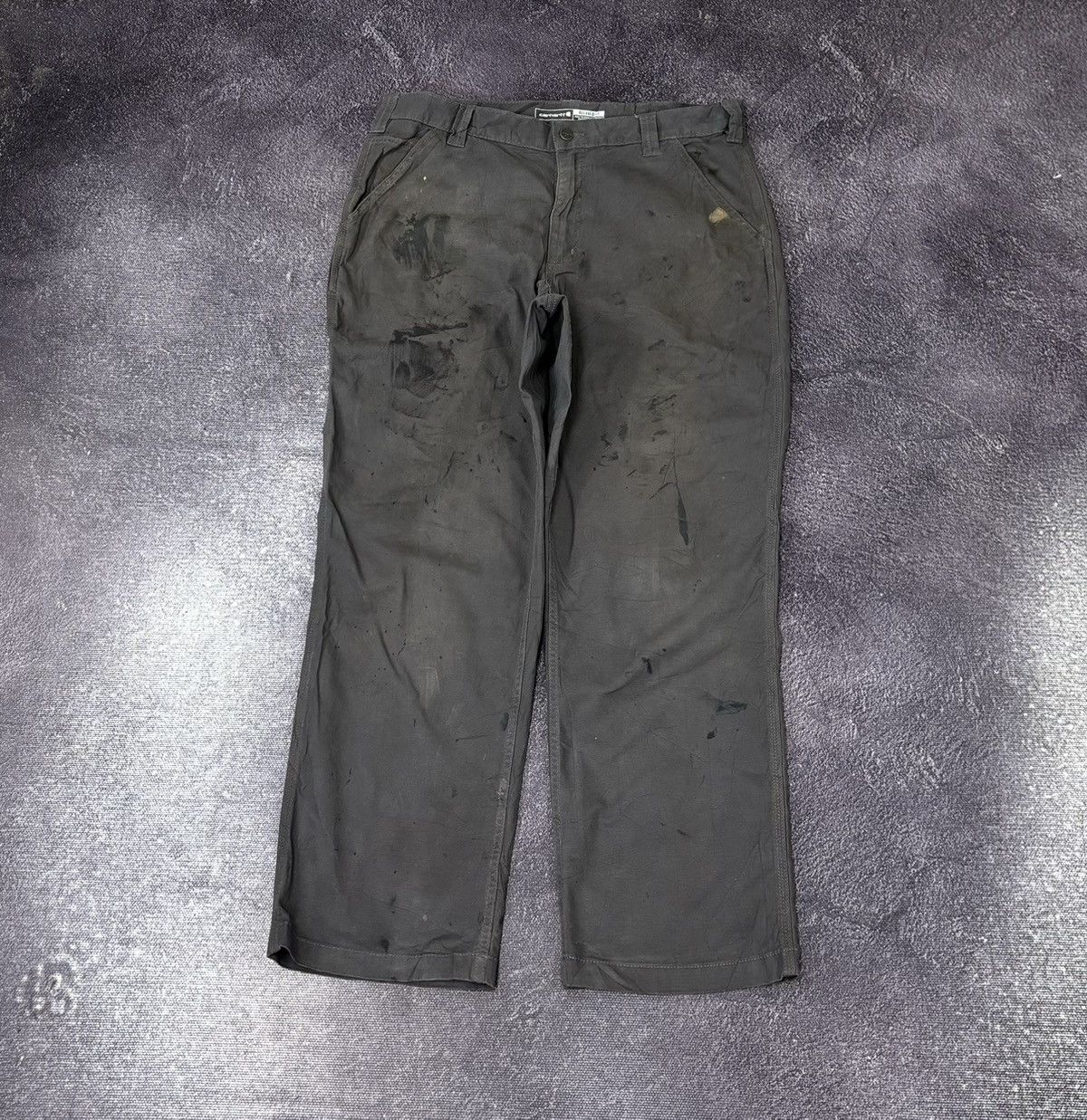 Carhartt Vintage Carhartt Y2K Gray Work Hype Relaxed Fit Baggy Pants Size US 36 / EU 52 - 9 Thumbnail