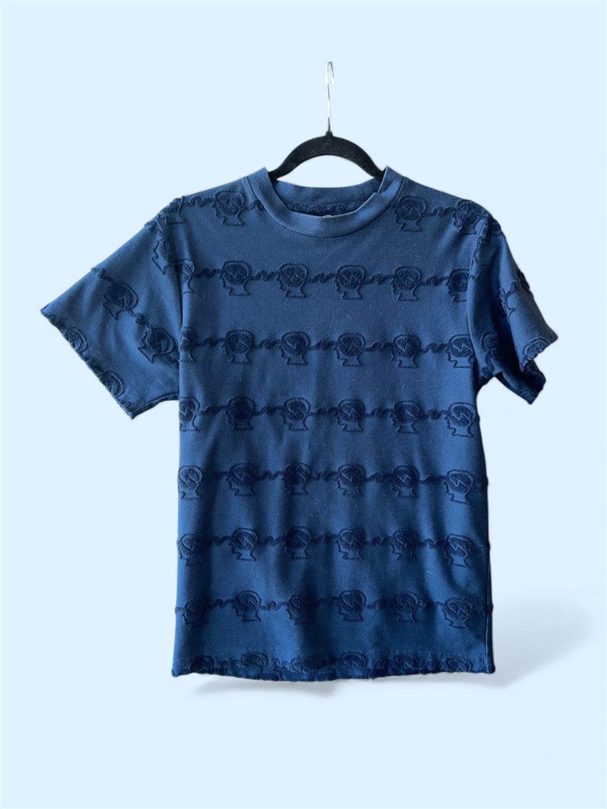Brain Dead Brain Dead Running Head Textured Stripe Tee Size US XS / EU 42 / 0 - 1 Thumbnail