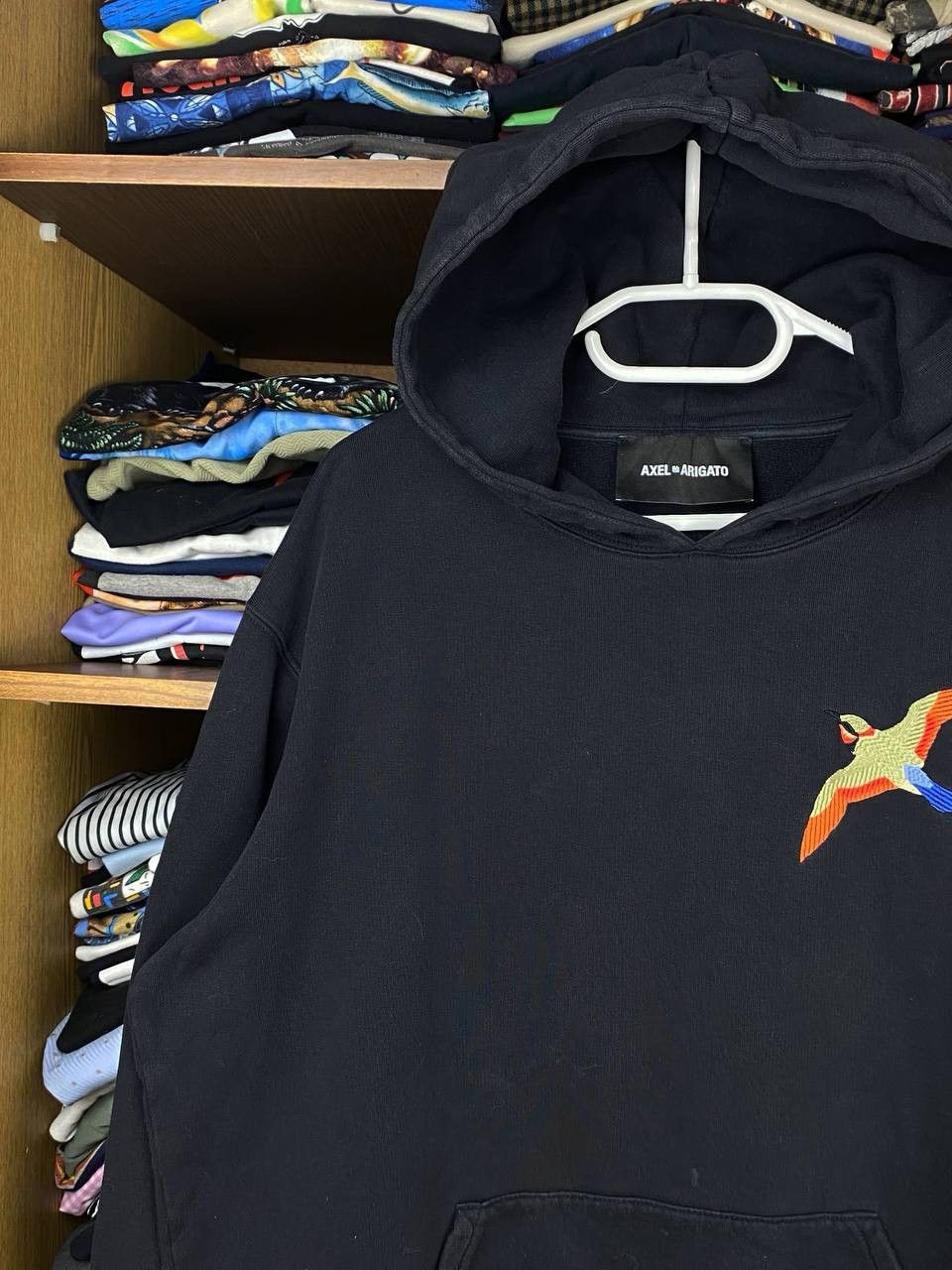 Axel Arigato Axel Arigato Tori Bird Hoodie Black XS Size US XS / EU 42 / 0 - 2 Thumbnail
