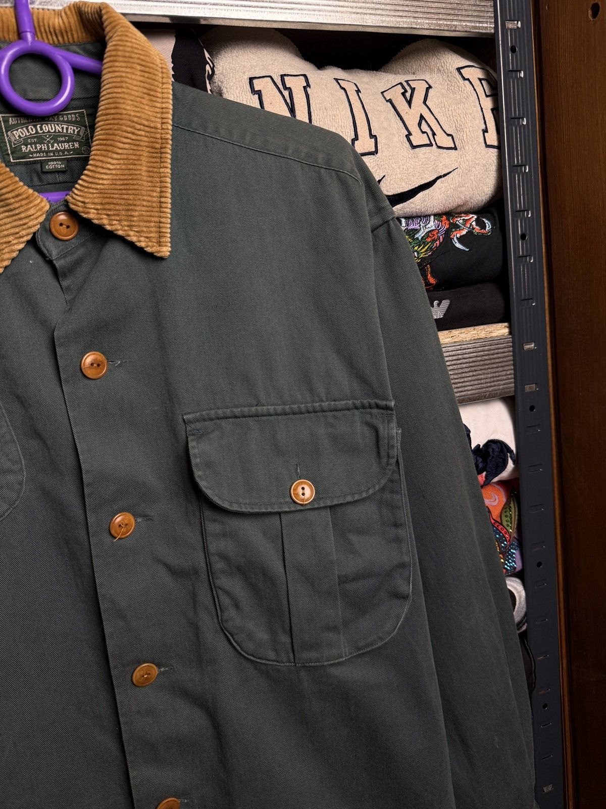 Polo Ralph Lauren × Vintage 90’s Polo Country Canvas Jacket Size US S / EU 44-46 / 1 - 7 Thumbnail