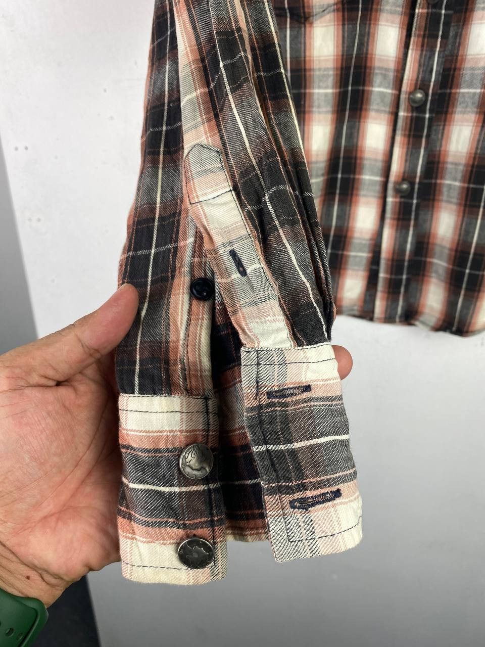 Japanese Brand daily news japanese brand shadow plaid shirt nice design Size US M / EU 48-50 / 2 - 6 Thumbnail
