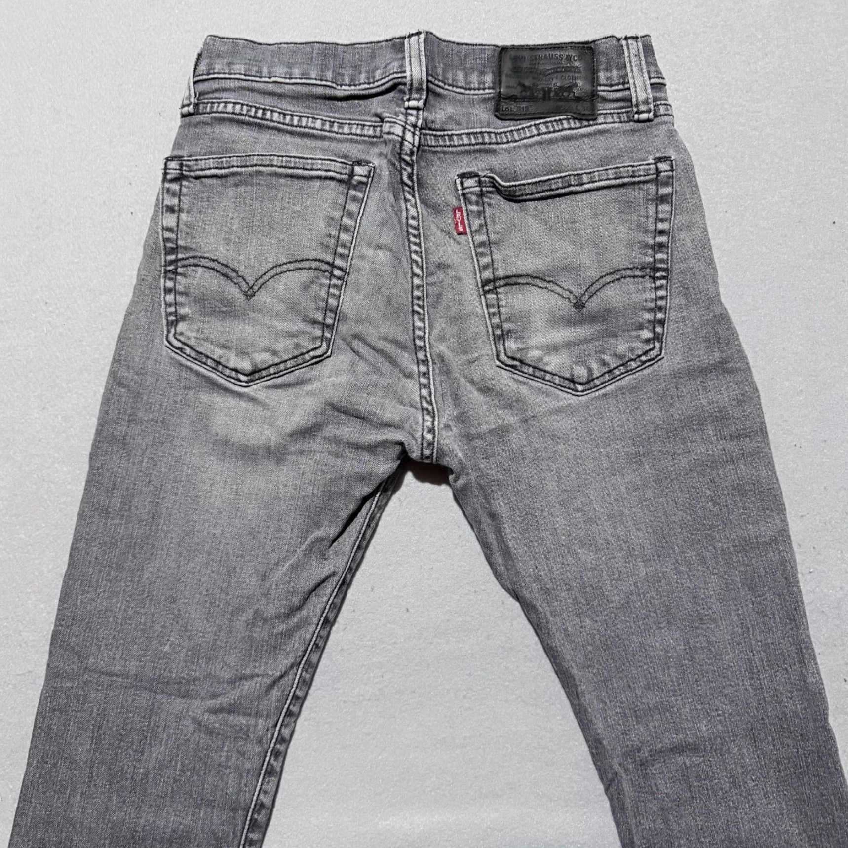Levi's Levi's 519 Jeans Men Gray Distressed Slim Fit 30X30 Denim Premium Skinny - Jeans Size US 30 / EU 46 - 4 Thumbnail