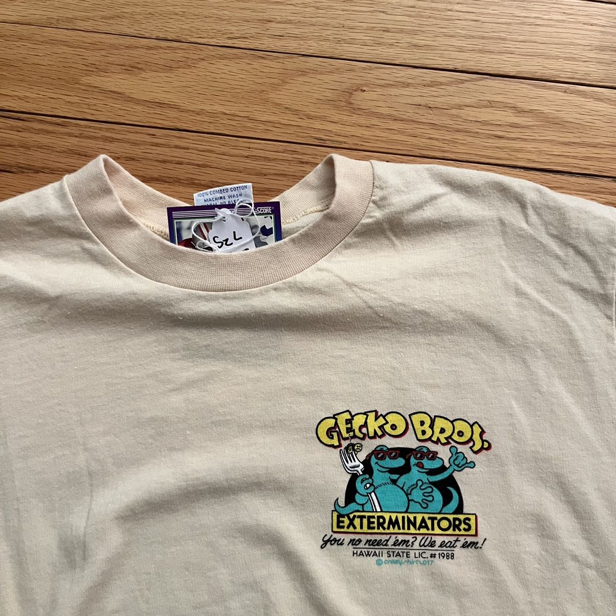 Vintage VTG Geko Bros Exterminators Tee Size US L / EU 52-54 / 3 - 2 Thumbnail