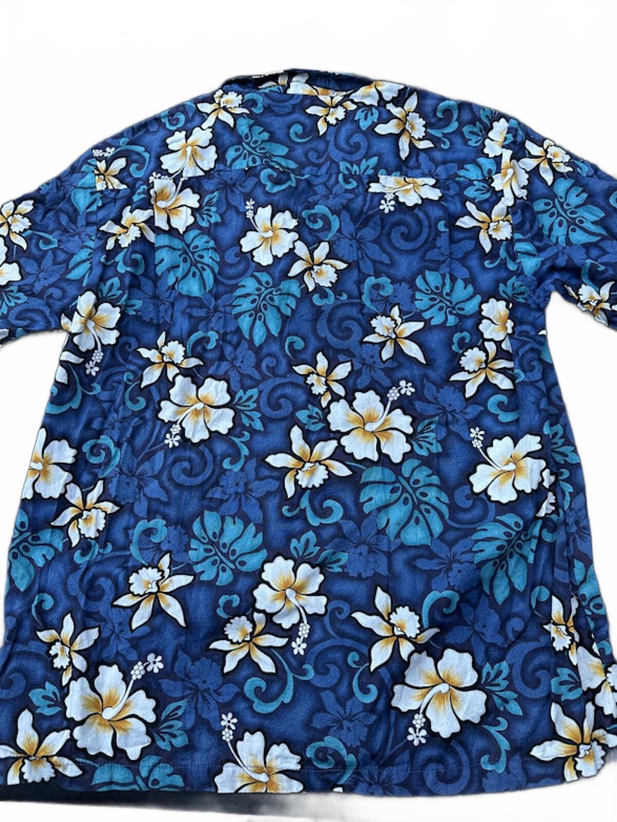 Other Aloha Republic Blue Floral Hawaiian Shirt Size US XL / EU 56 / 4 - 2 Thumbnail