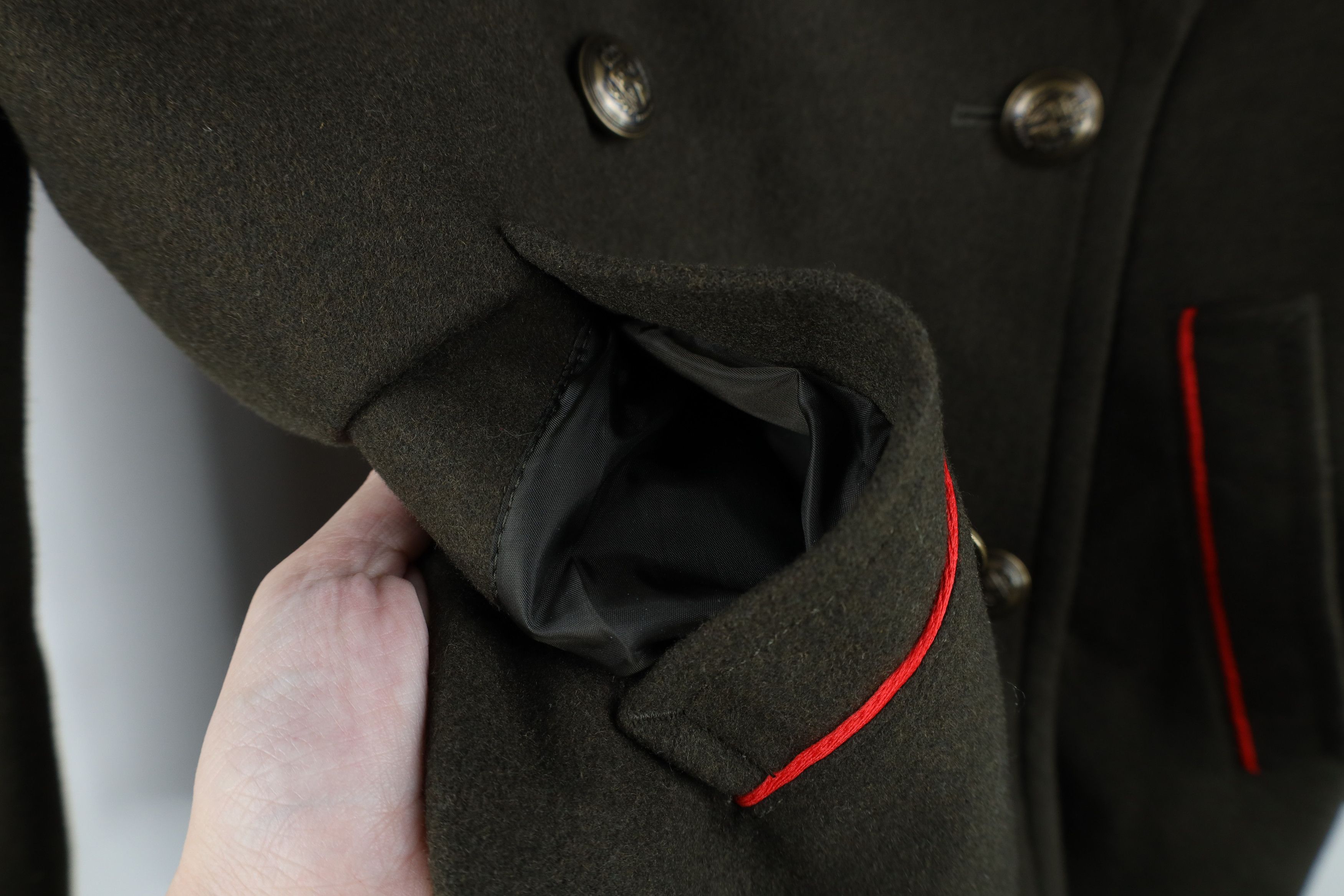 Express Vintage Y2K Express Breasted Military Style Peacoat Jacket Size S / US 4 / IT 40 - 5 Thumbnail