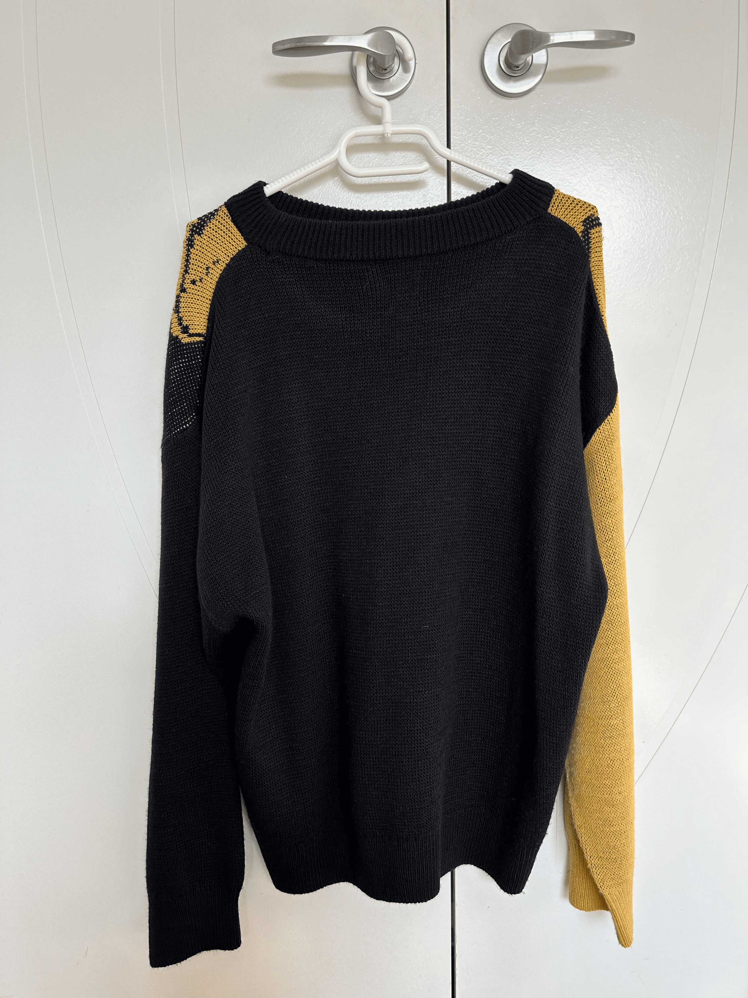 Polar Skate Co. [Polar Skate] EMILE KNIT SWEATER (BLACK/YELLOW) Size US M / EU 48-50 / 2 - 2 Thumbnail