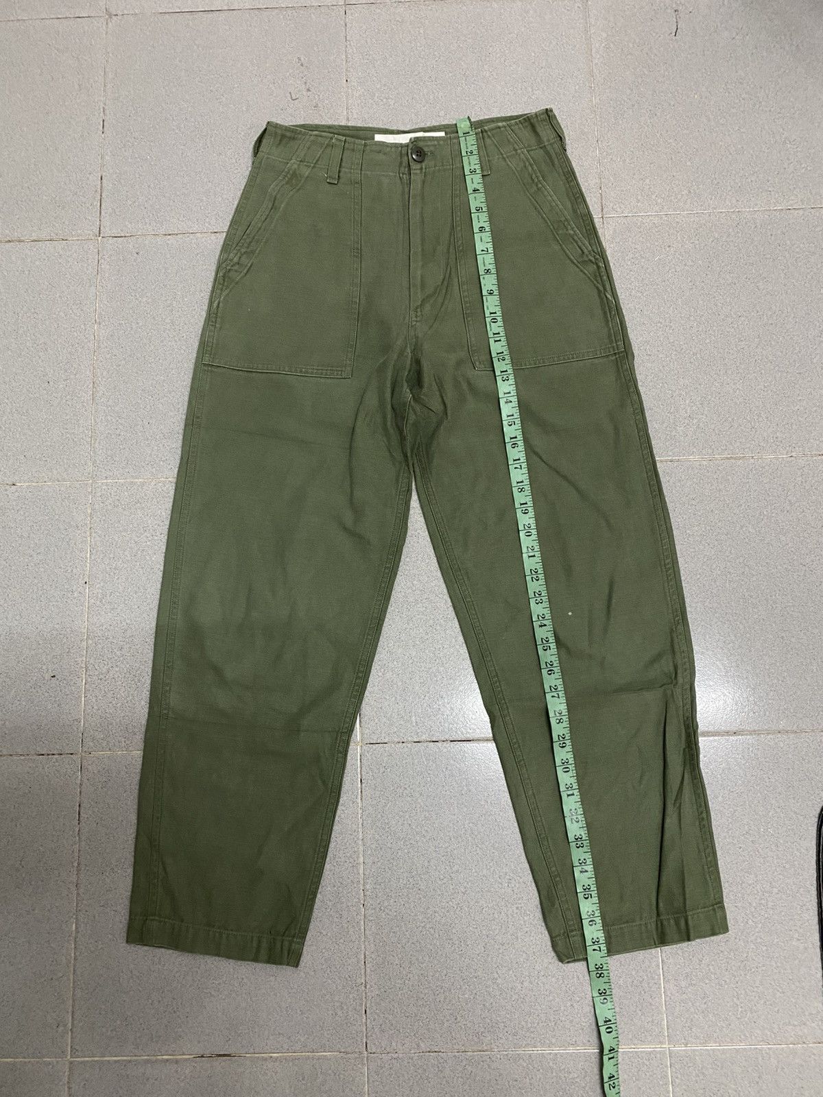 Japanese Brand Vintage The Shinzone tokyo city pants olive green Size US 28 / EU 44 - 12 Thumbnail