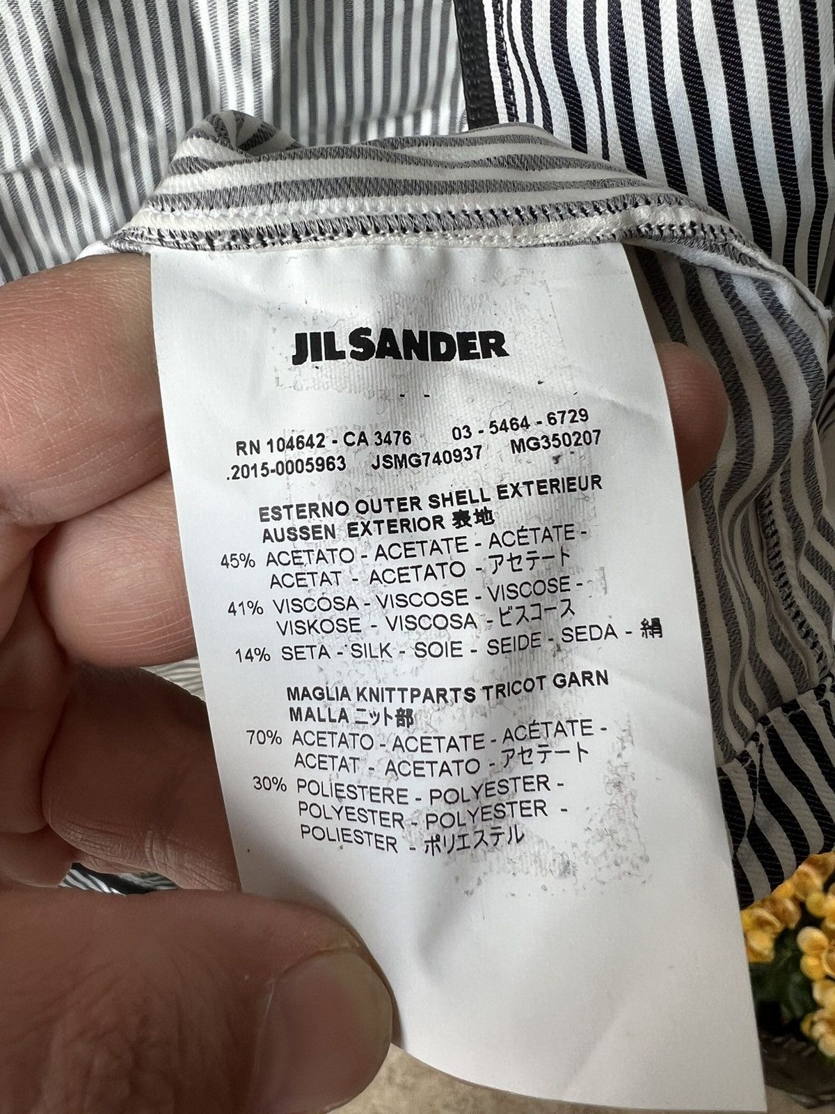 Jil Sander Jil Sander jacket light shirt Size US S / EU 44-46 / 1 - 11 Thumbnail