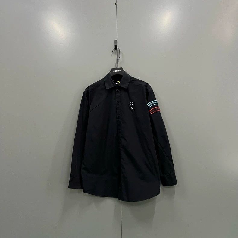 Raf Simons RAF SIMONS Wheat Logo Long Sleeve Shirt Size US XS / EU 42 / 0 - 1 Thumbnail