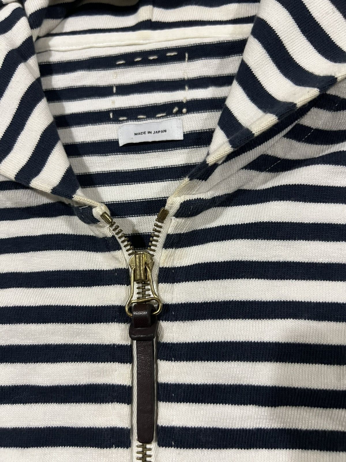 Visvim AW08 Visvim Cubism Rockabilly Stripe Western Full Zip Hoodie Size US L / EU 52-54 / 3 - 8 Thumbnail