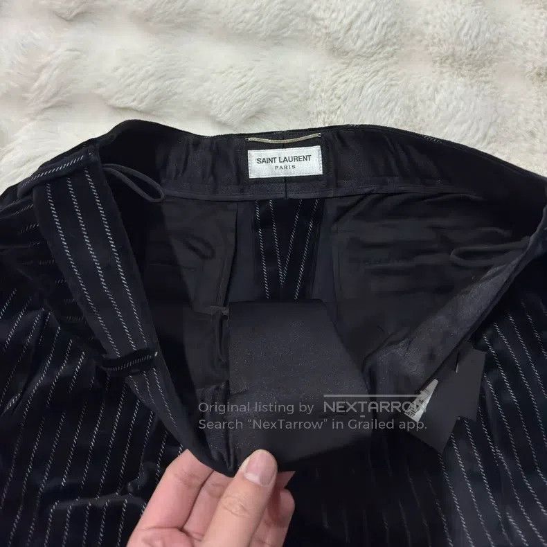 Saint Laurent Paris Saint Laurent Paris Velvet Trousers Size US 32 / EU 48 - 3 Thumbnail