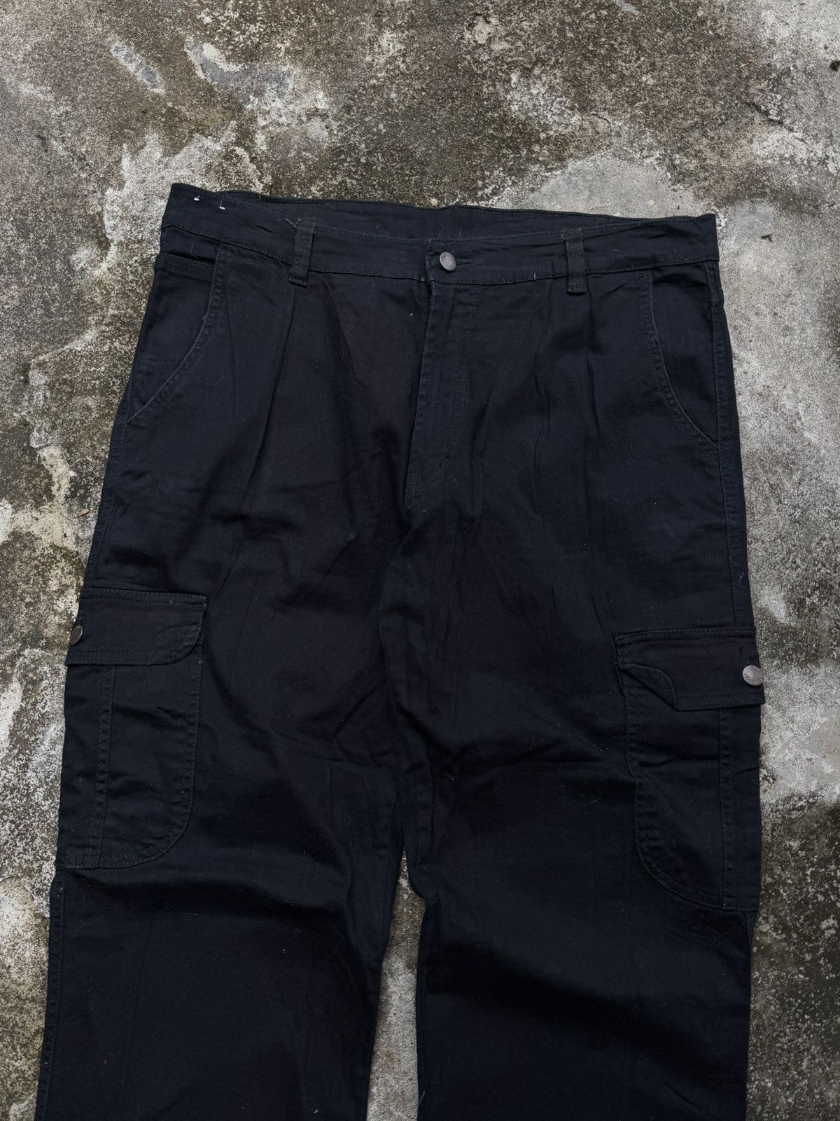 If Six Was Nine × Japanese Brand × Le Grande Bleu (L.G.B.) Japanese Cargo Engerhwa Black Pants Size US 36 / EU 52 - 4 Thumbnail