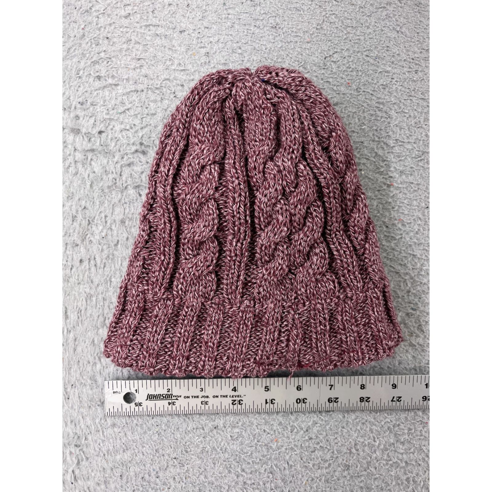 Vintage Heat Holders Beanie Women One Size Purple Knit Lined Thermal Ski Winter Womens Size ONE SIZE - 3 Thumbnail
