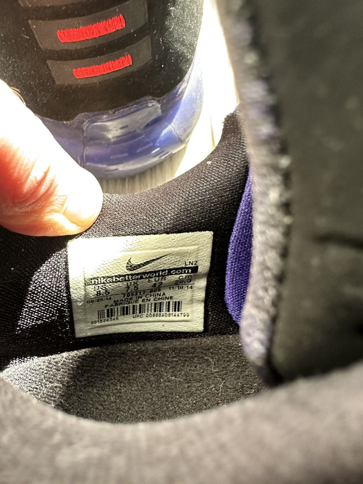 Nike Kobe X Blackout Size US 8.5 / EU 41-42 - 5 Thumbnail