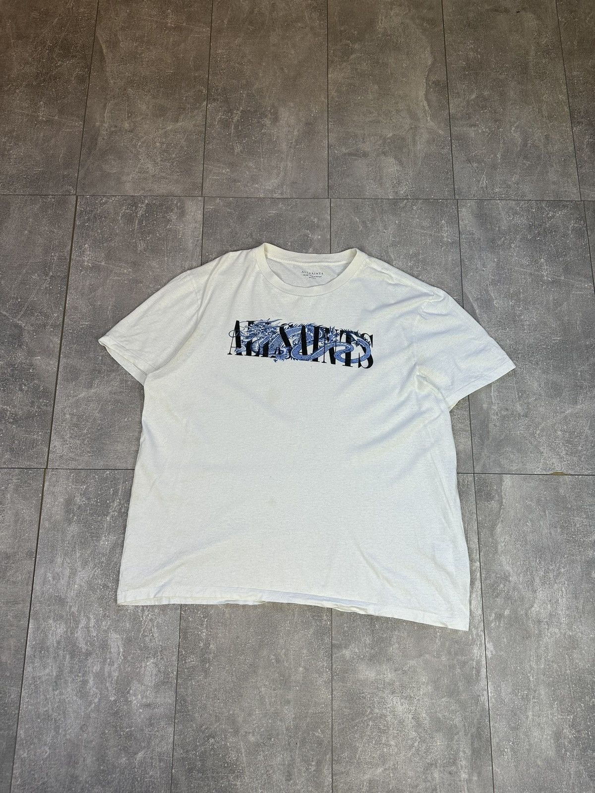 Other Men’s distressed allsaints dragon overprint logo tee Size US XL / EU 56 / 4 - 1 Thumbnail