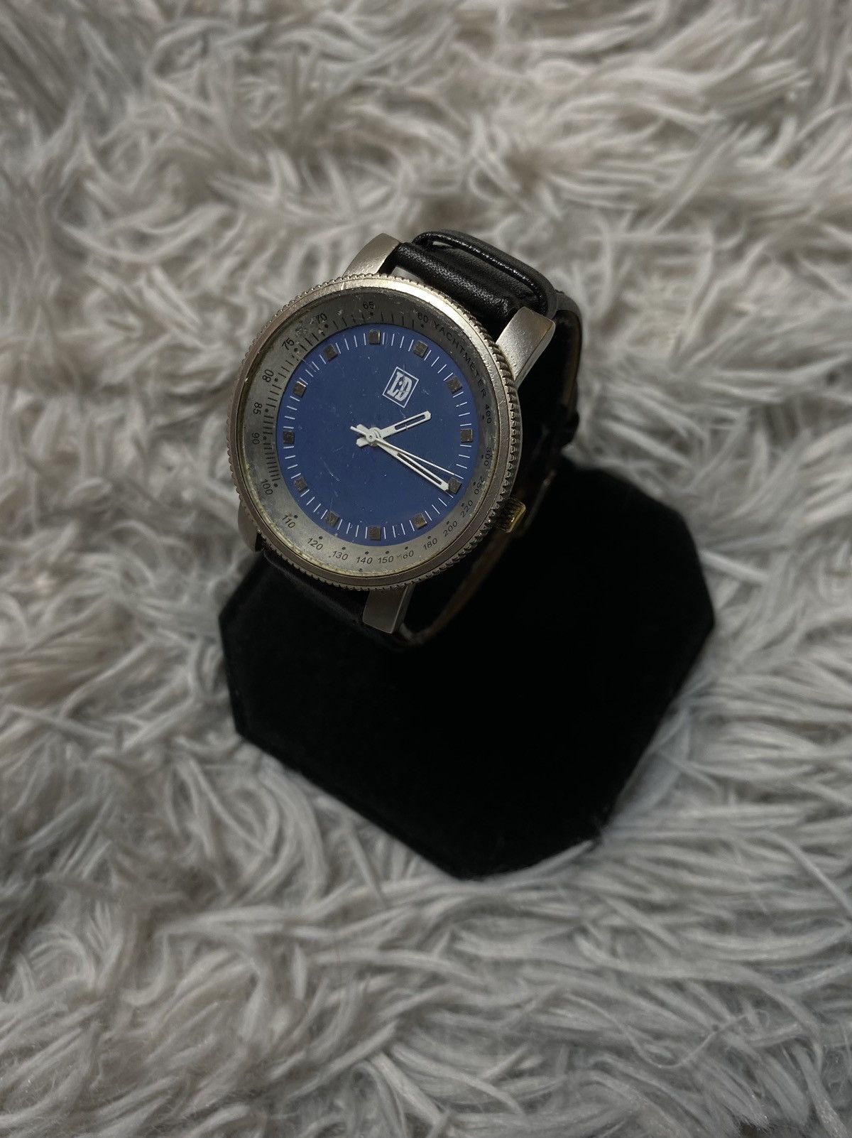 Vintage LD Yachtmeter Blue Dial Vintage Watch Japan Movement Size ONE SIZE - 1 Thumbnail