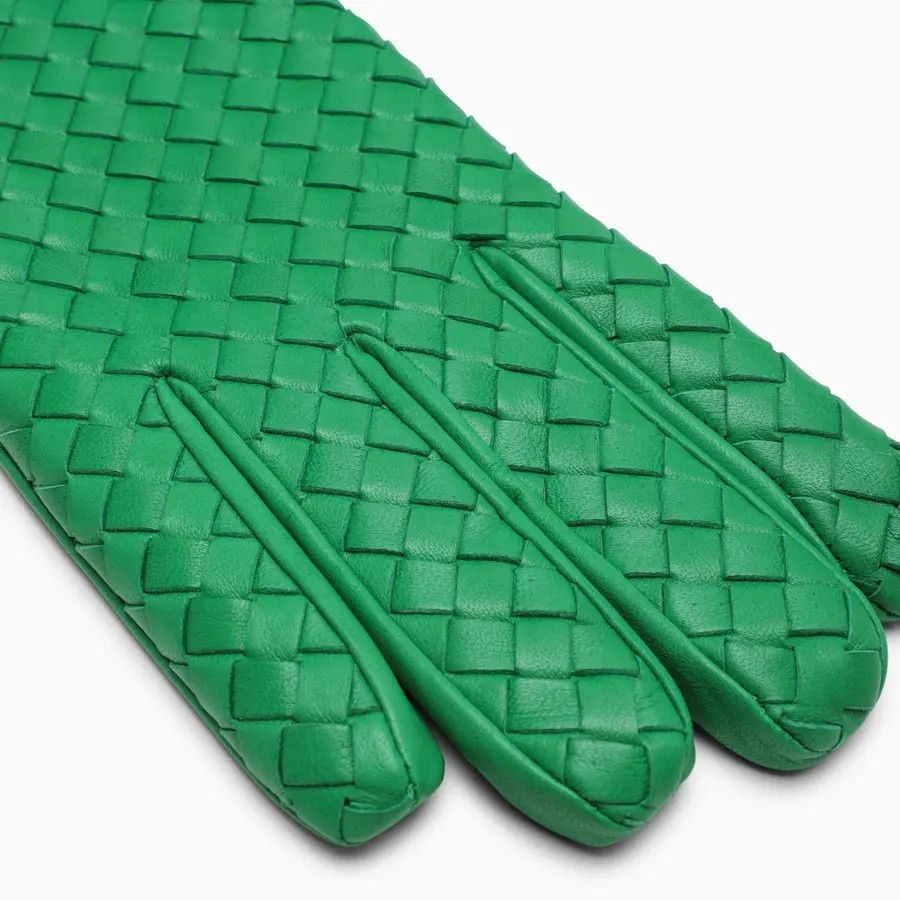 Bottega Veneta o1loc1c0824 Size: 7.5 / 687260 Intrecciato Leather Gloves Size ONE SIZE - 3 Thumbnail