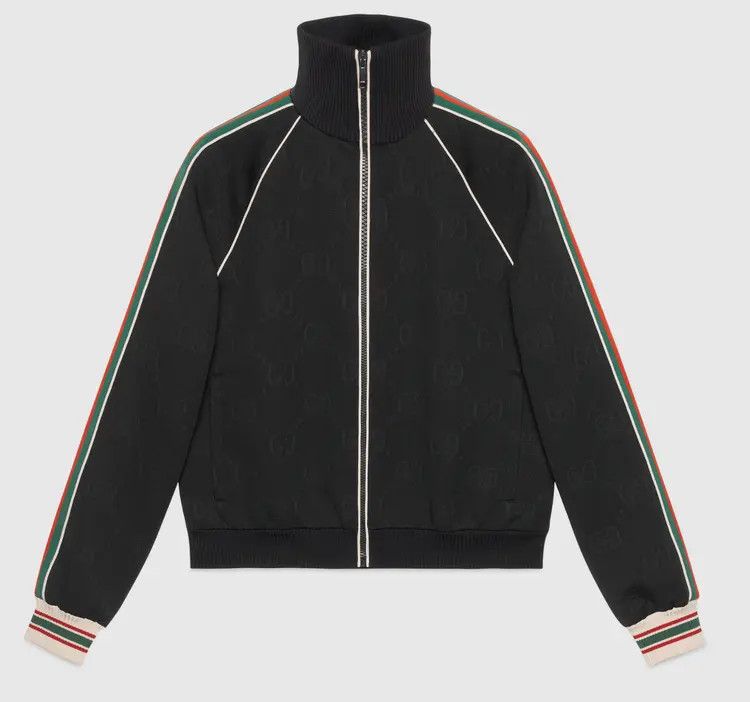 Gucci GG JACQUARD JERSEY ZIP JACKET Size US XS / EU 42 / 0 - 1 Thumbnail