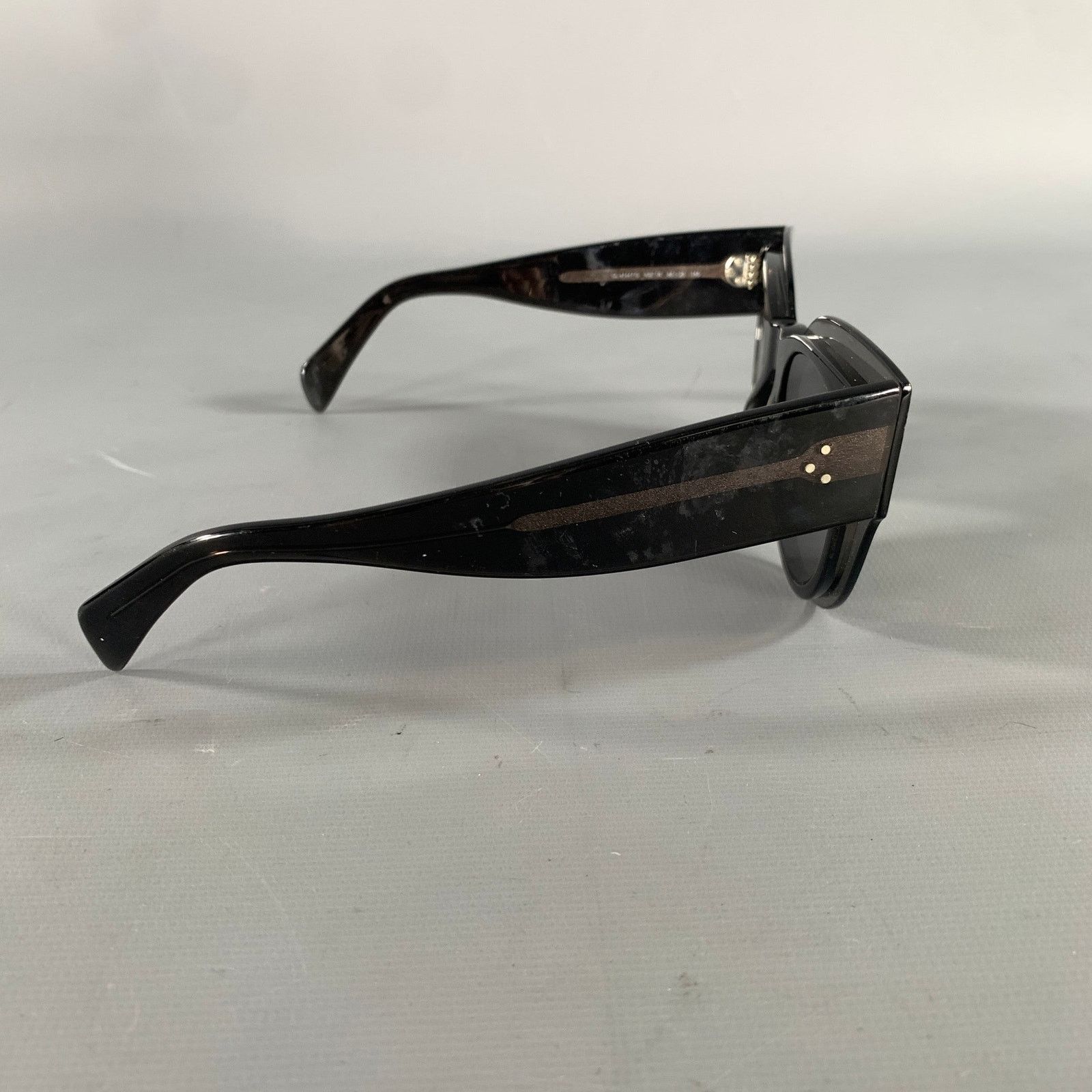 Celine CELINE Grey Acetate Sunglasses Size ONE SIZE - 2 Thumbnail