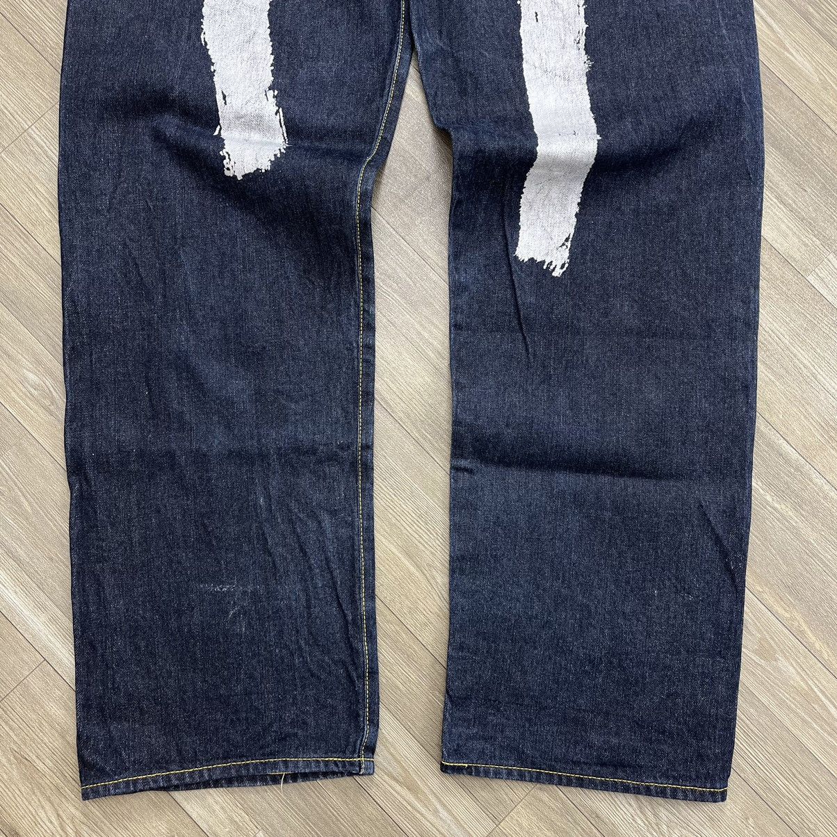 Evisu Vintage Evisu Daicock Big Logo Selvedge Jeans Size US 29 - 4 Thumbnail