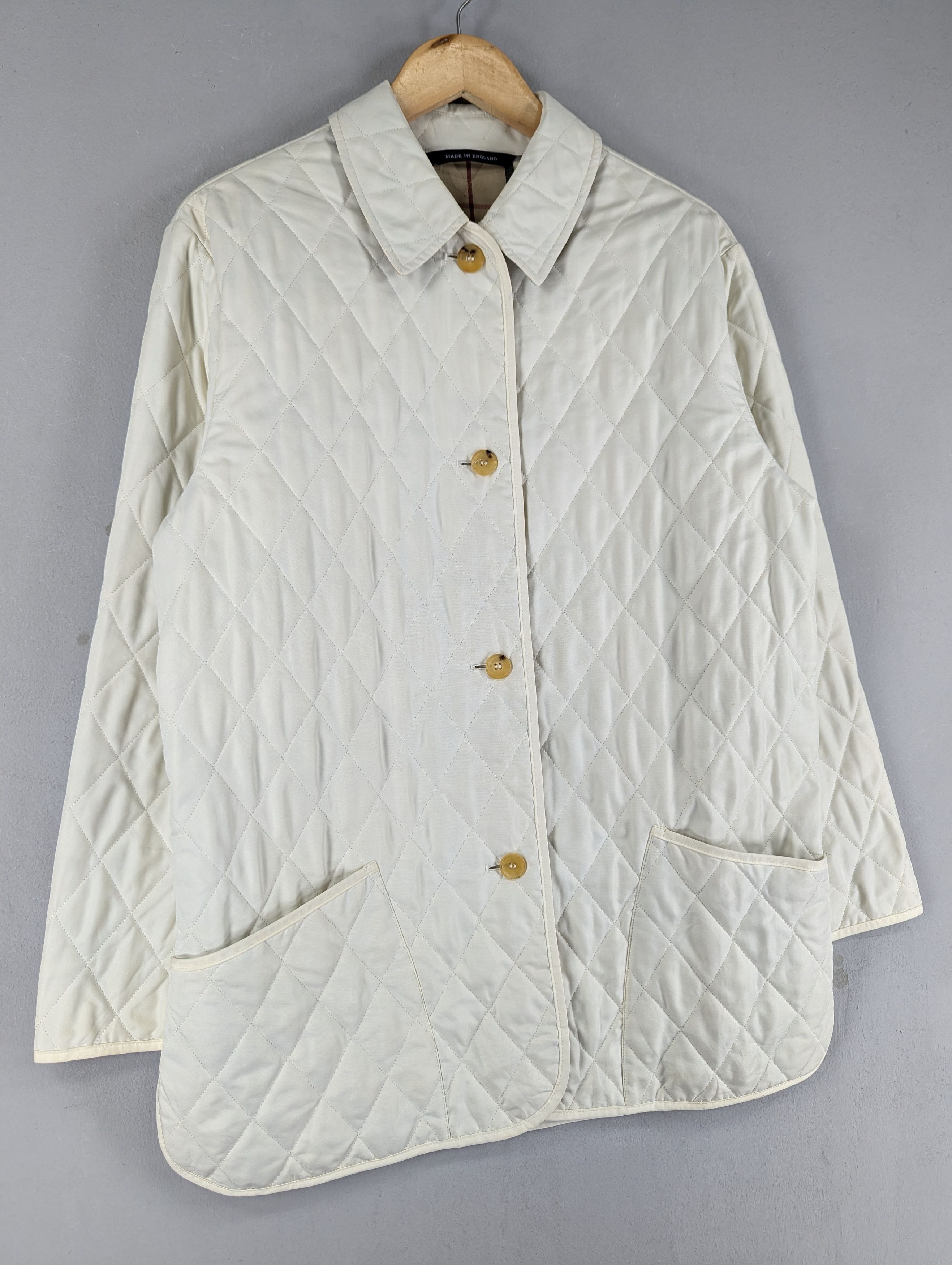 Burberry Vintage Burberry London Quilted Button Ups Jacket Size L / US 10 / IT 46 - 4 Thumbnail