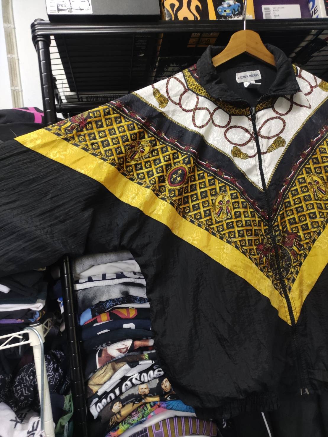 Vintage Vintage Lauren brooke Baroque Quilted Gold Jacket Size US L / EU 52-54 / 3 - 2 Thumbnail