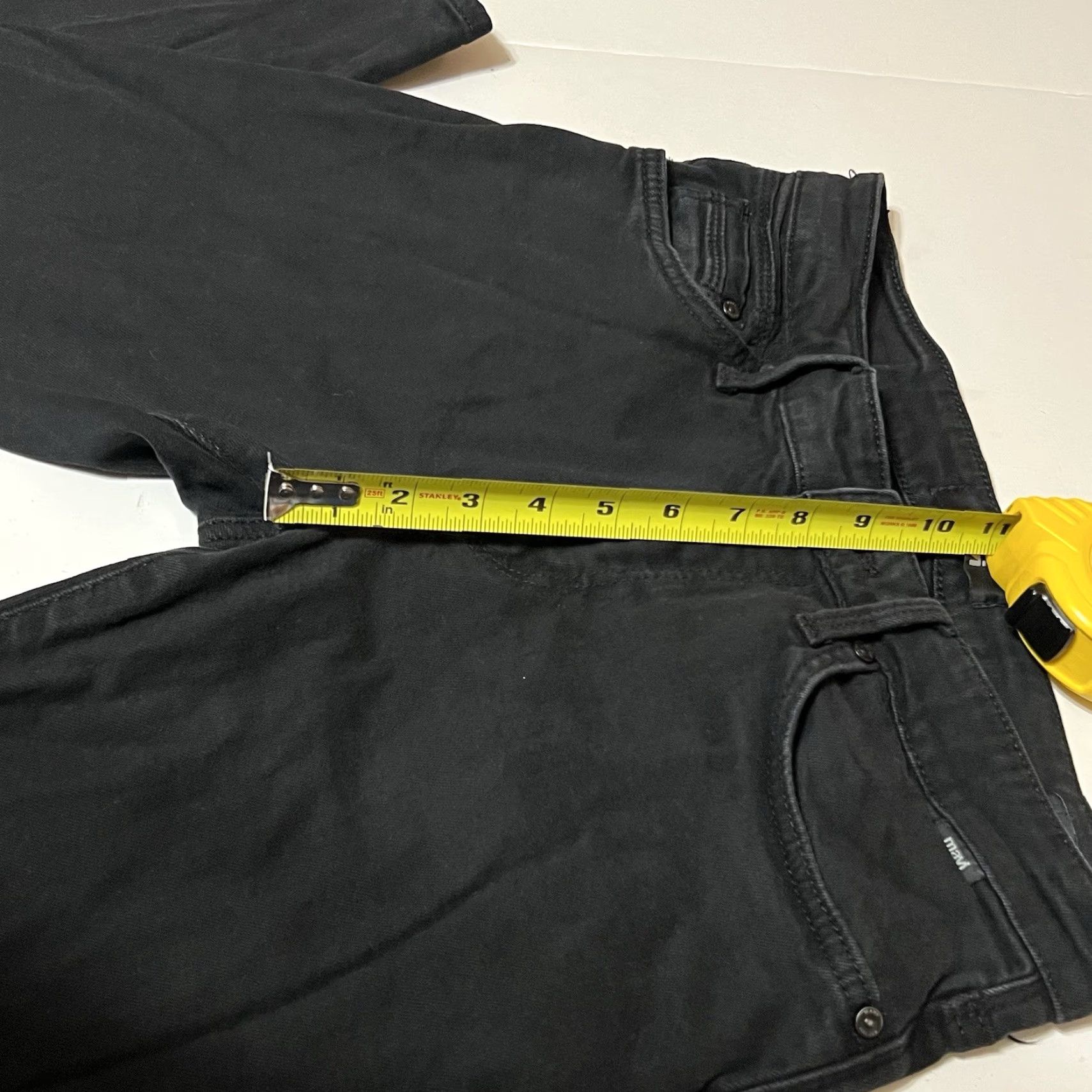 Mavi Mavi Jake Slim Leg Black Jeans Men's 31x29 31x30 Stretch Denim Cotton Blend Logo Slim Jeans Mens Size US 31 - 4 Thumbnail