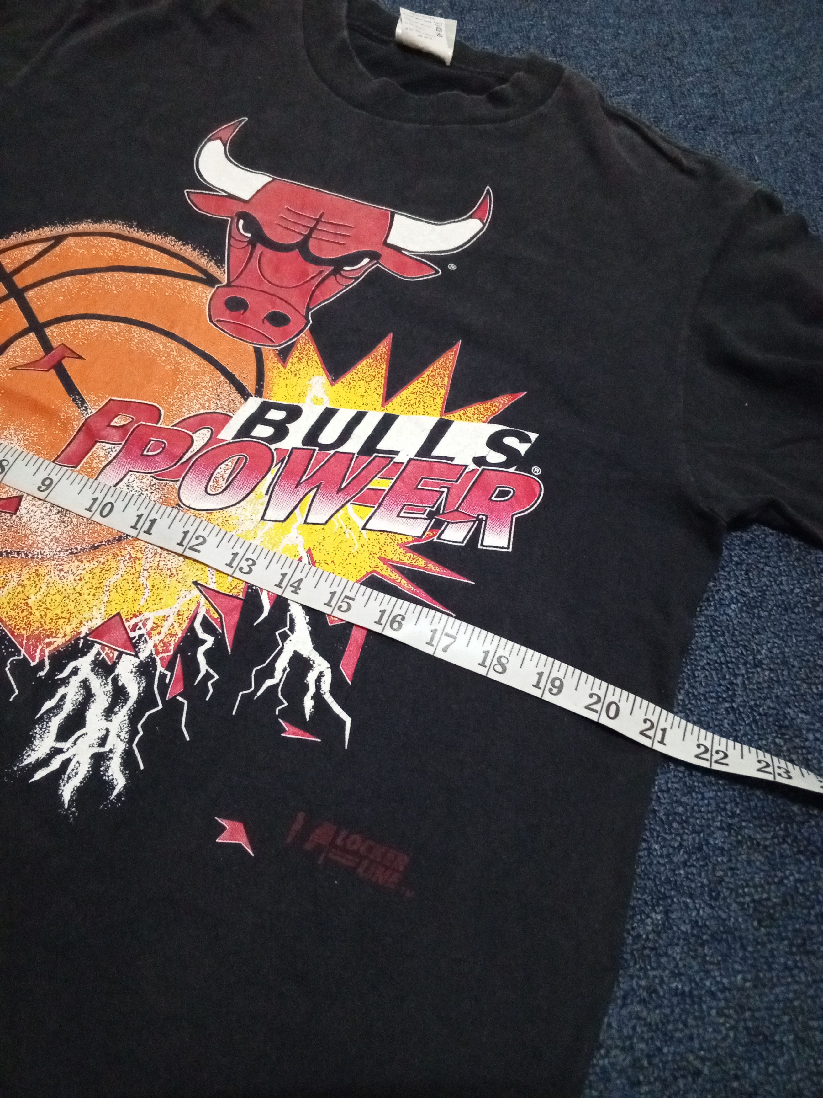 NBA × Rap Tees × Vintage 90s Chicago Bulls Vintage BULL POWER Bootleg Rap Tee Shirt Size US L / EU 52-54 / 3 - 10 Thumbnail
